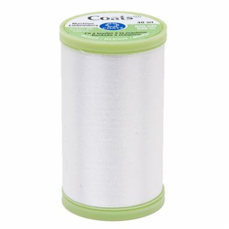 Coats Polyester Machine Embroidery-600 yard spools