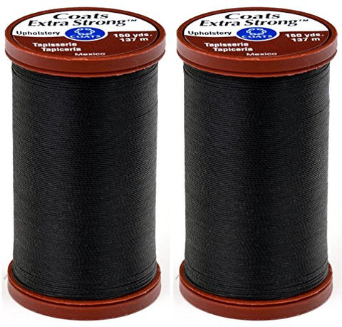 Extra Strong Upholstery Thread 150yd-Black