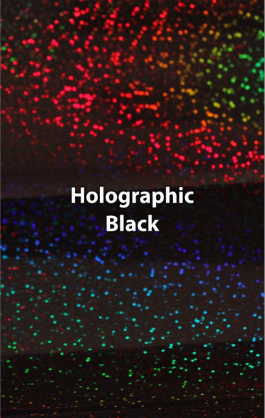 Hologram Black Glitter HTV