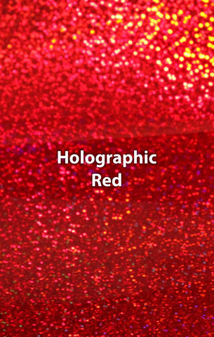 Siser Glitter Heat Transfer Vinyl (HTV) - Red